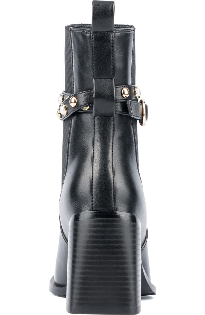 TORGEIS Ivy Studded Chelsea Boot, Alternate, color, Black