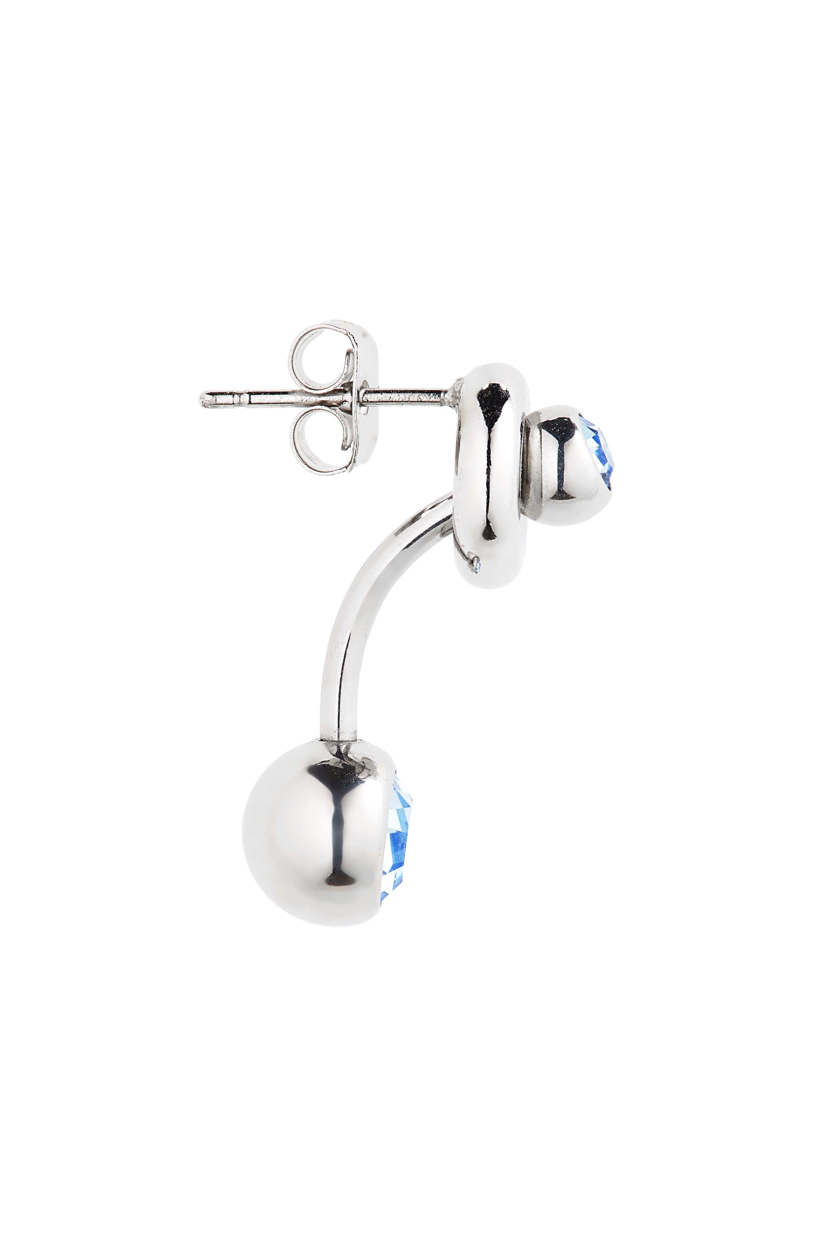 Justine Clenquet Mindy Crystal Embellished Single Post Back Earring ...