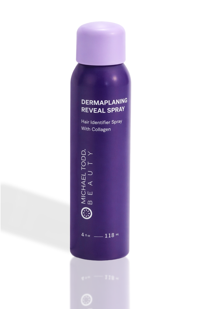 MICHAEL TODD BEAUTY Sonicsmooth Hair Identifier Spray for Dermaplaning, Main, color, Shade Between Blue And Red.