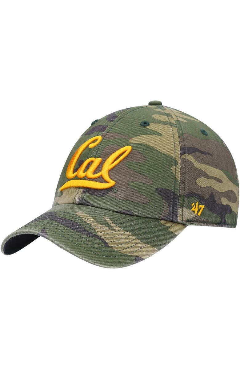 '47 Men's '47 Camo Cal Bears Clean Up Core Adjustable Hat, Main, color, 