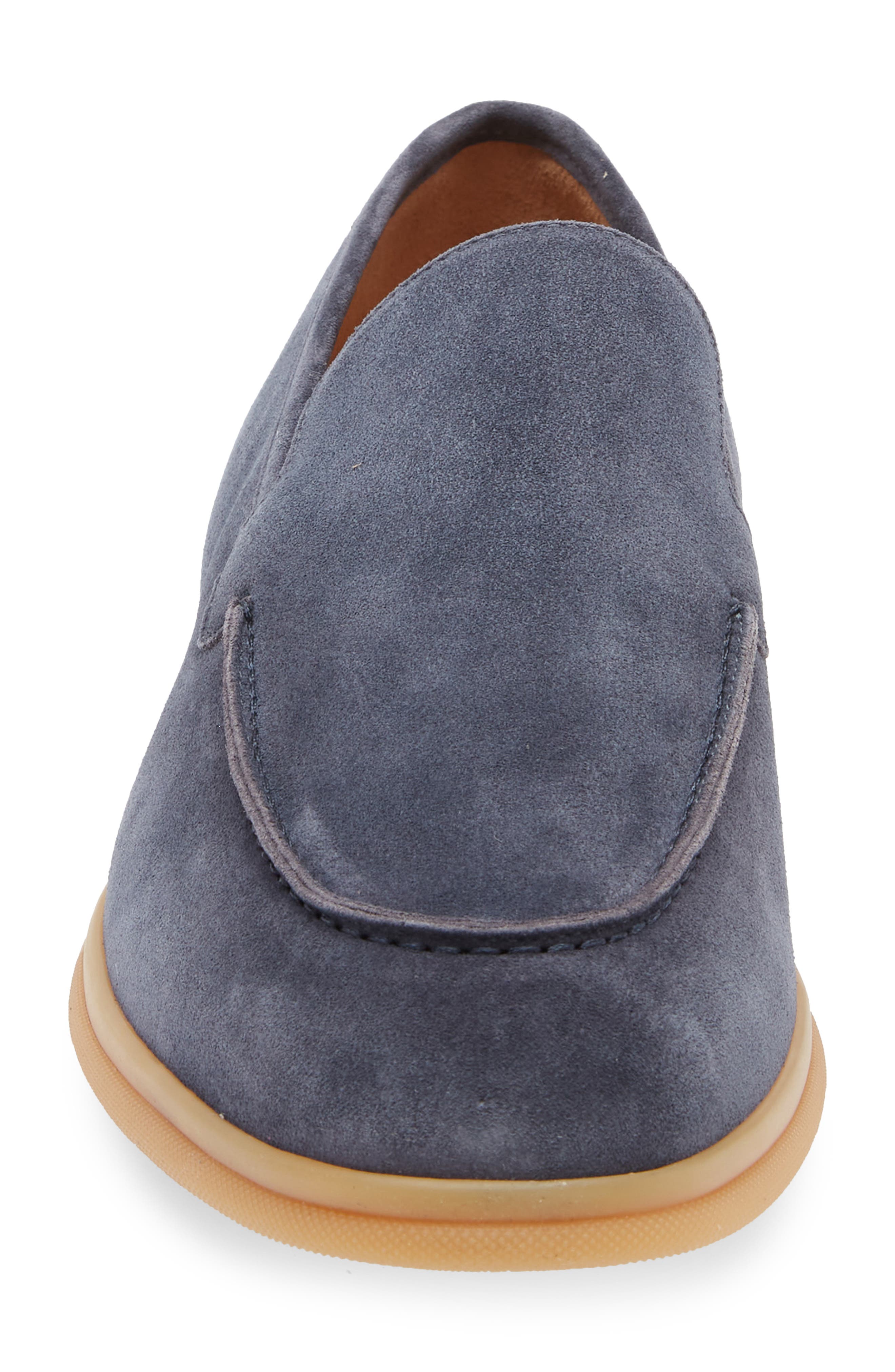 Apron Toe Loafer, Alternate, color, BLUE