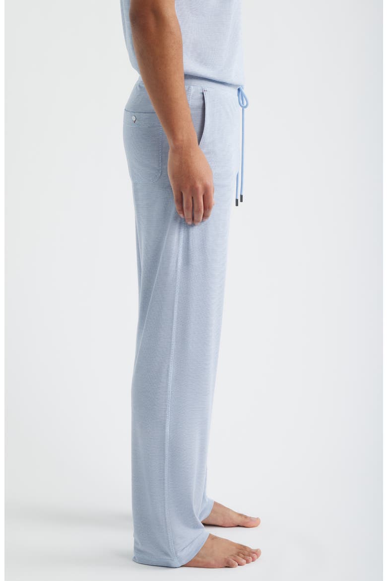Feeder Stripe Modal Blend Pajama Pants, Alternate, color, BLUE STRIPE