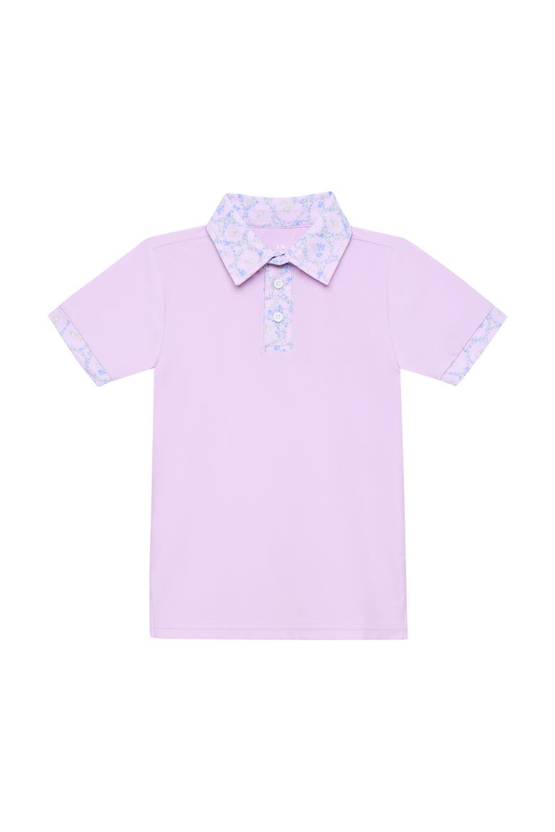 Boys Polo Shirt, Main, color, Lavender Blossom
