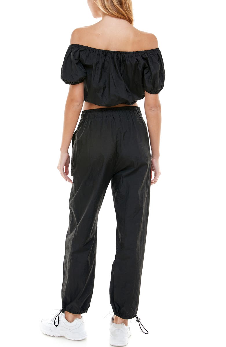 WAYF '98 Clarissa Nylon Joggers, Alternate, color, 