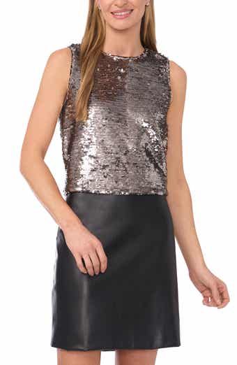 Halogen® Sequin Shell Top