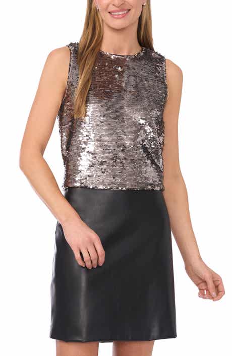Halogen® Sequin Shell Top