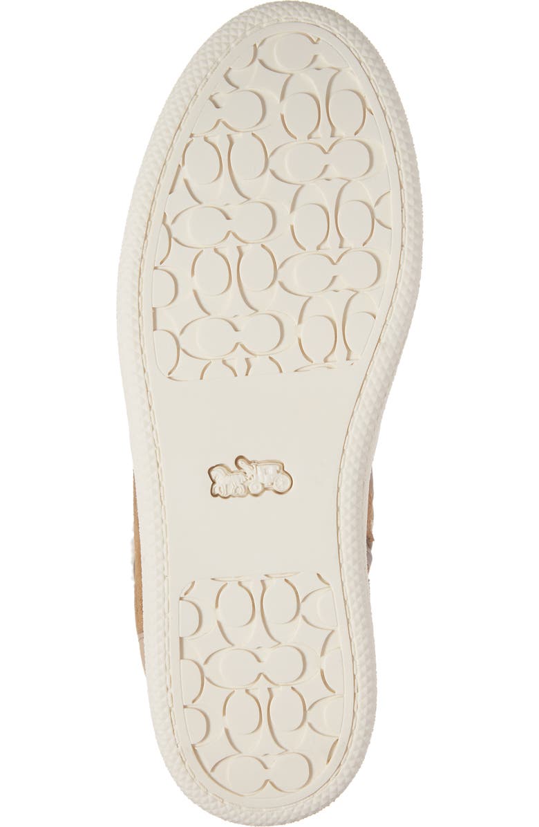 COACH C220 High Top Sneaker with Genuine Shearing Trim, Alternate, color,