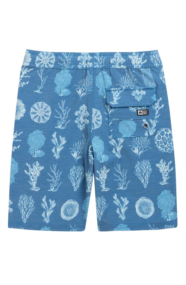 Salty Crew Kids' Crew Volley Swim Trunks, Alternate, color, Cast Blue
