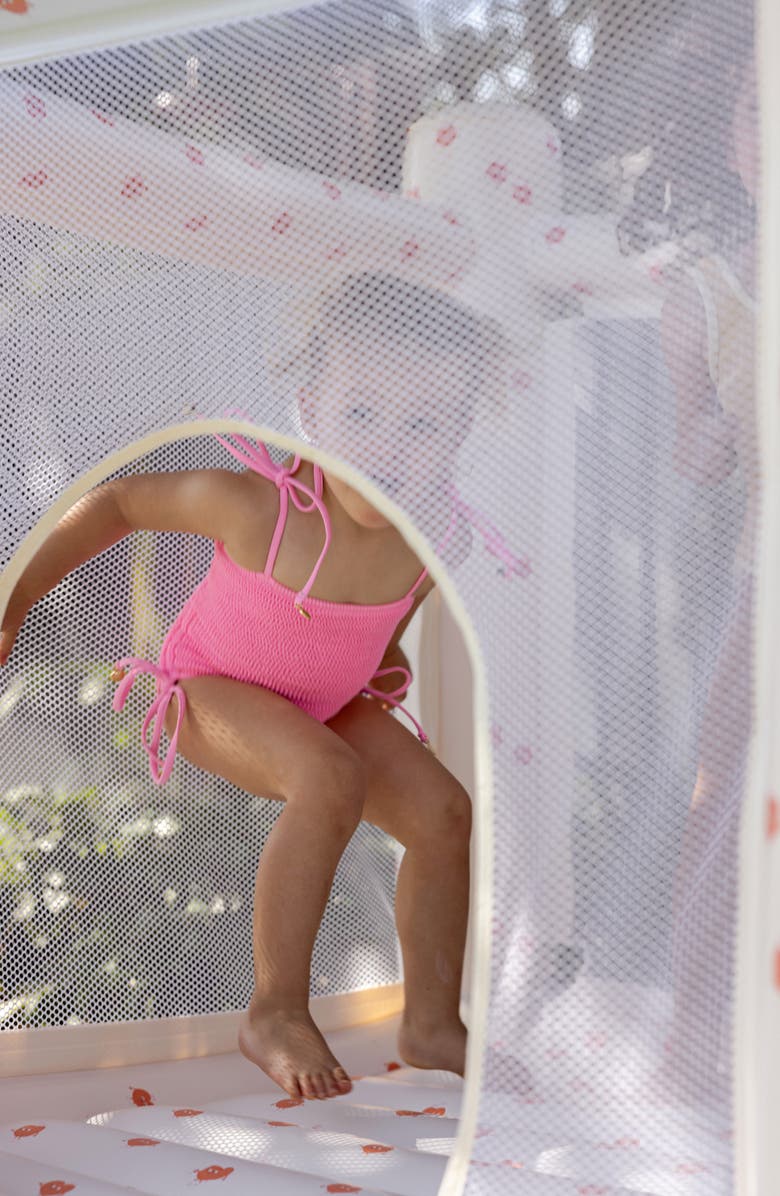 Sunnylife Poppy the Peach Inflatable Bounce House, Alternate, color, Cream