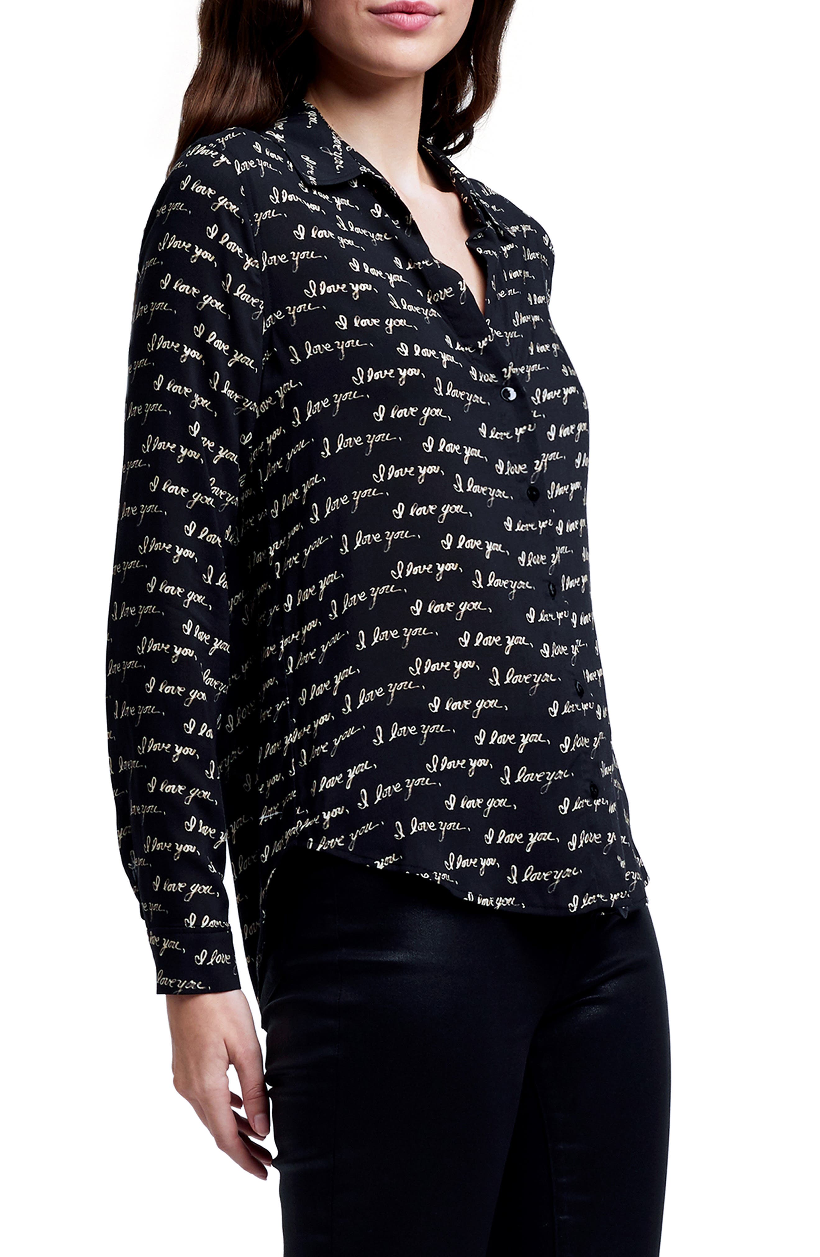 L'AGENCE Holly Button-Up Blouse (Women) | Nordstromrack