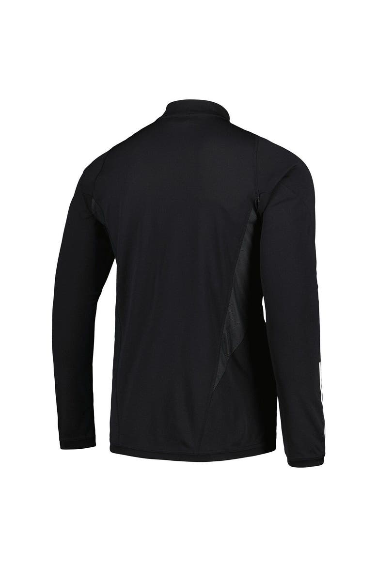 Men's adidas Black San Jose Earthquakes 2023 On-Field AEROREADY Full-Zip Training Top, Alternate, color, Black