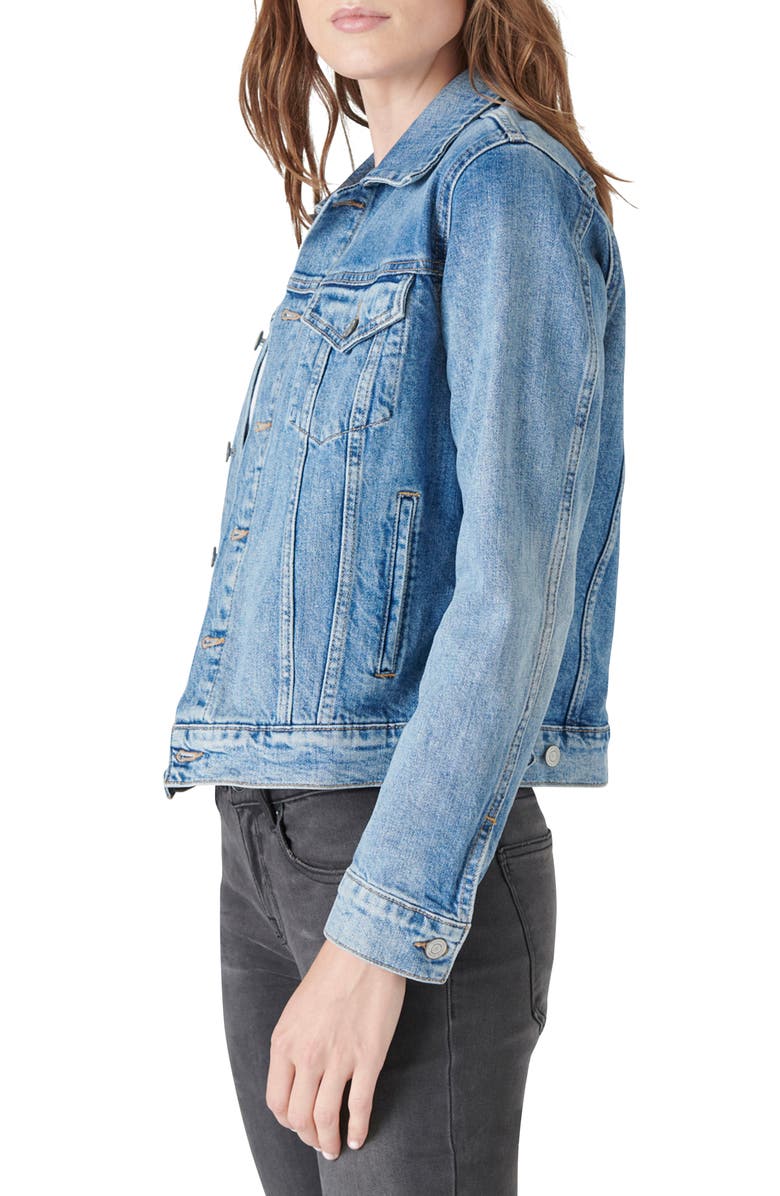 Lucky Brand Tomboy Denim Trucker Jacket, Alternate, color,
