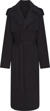 SKIMS Fleece Trench Coat