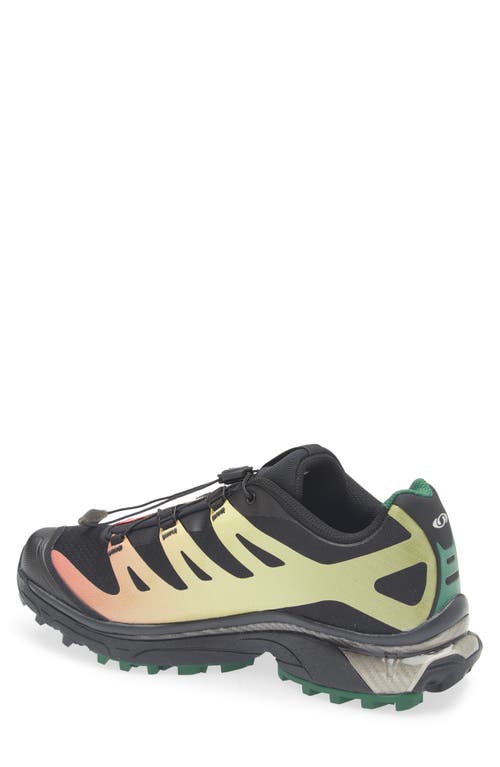 Salomon Round-toe Sneakers With Signature Logo In Black