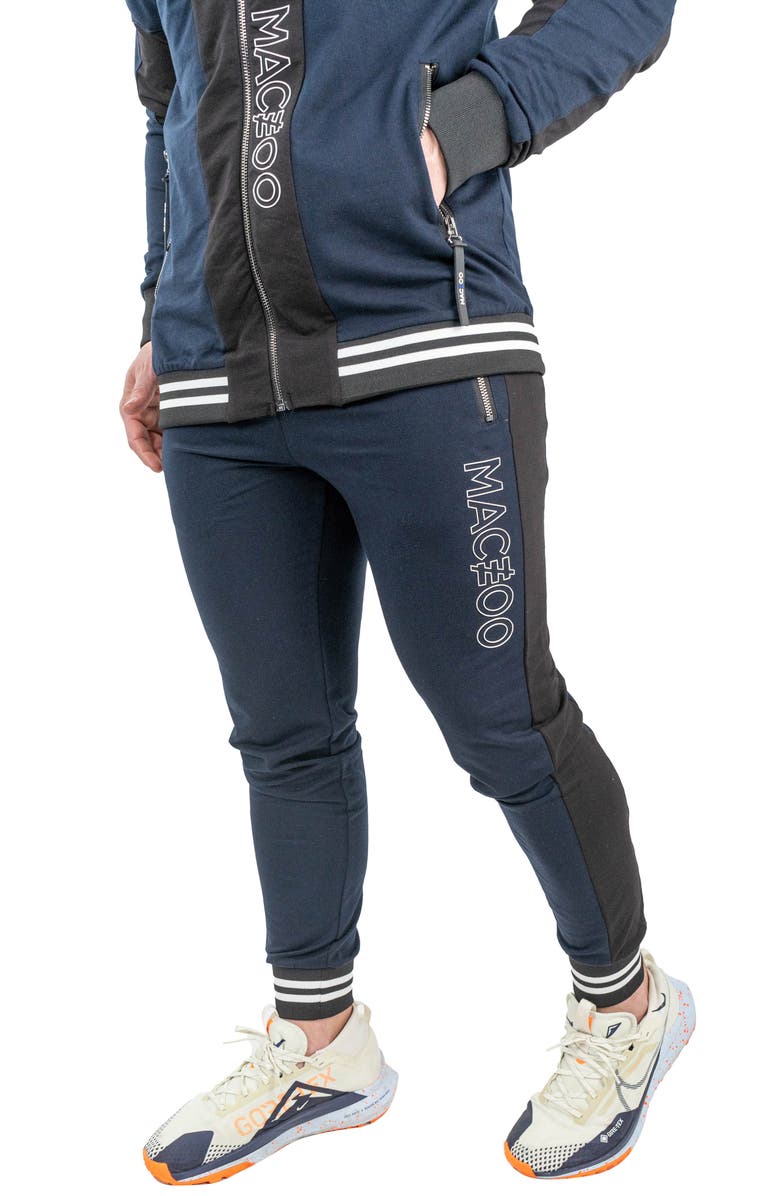 Maceoo Midnight Motion Skinny Fleece Joggers, Alternate, color, Blue