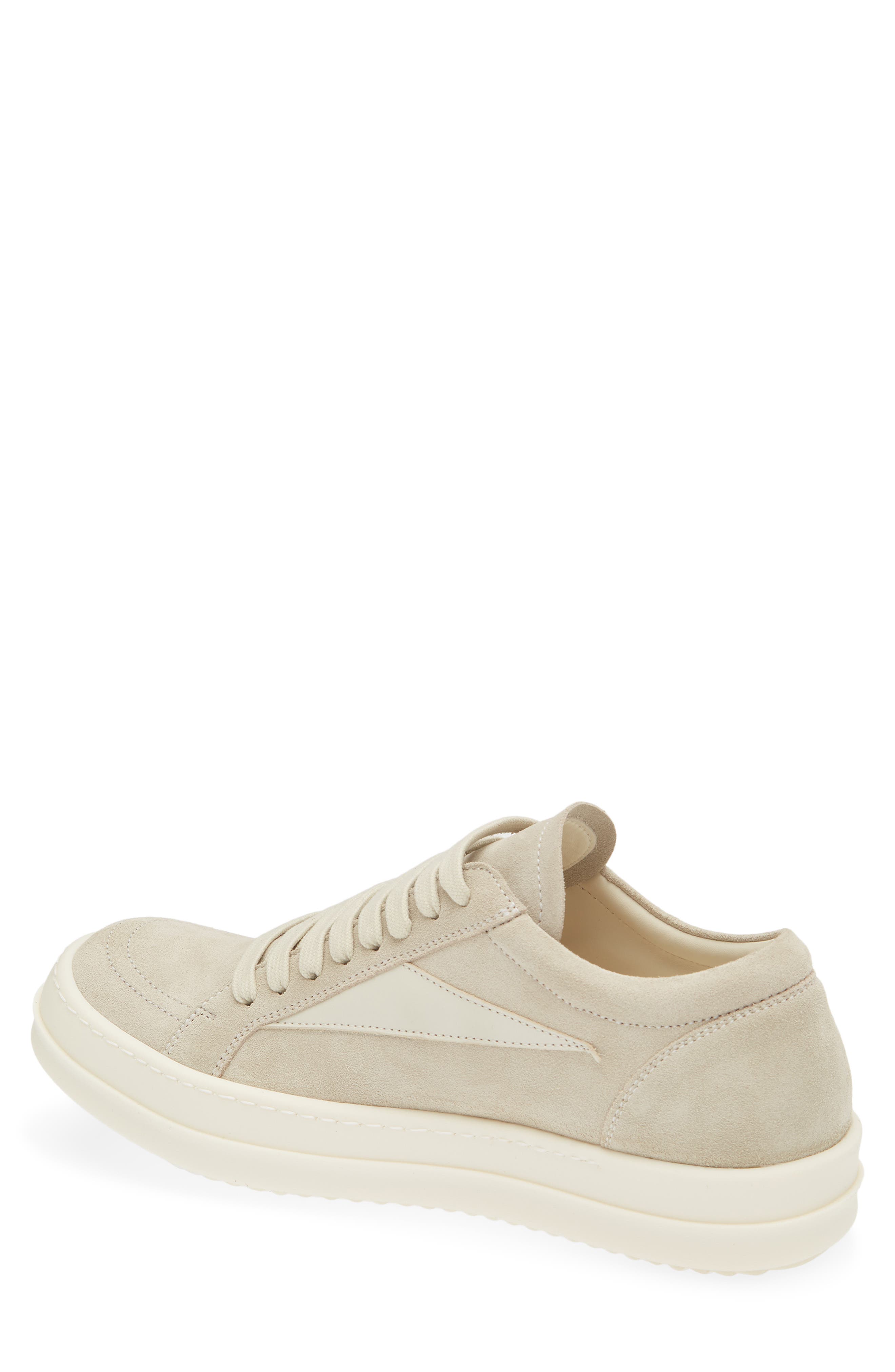 Rick Owens Vintage Sneaker, Alternate, color, Pearl/ Dirty Milk/ Milk