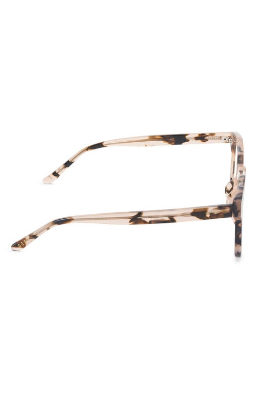 Diff 50mm Small Round Optical Glasses In Himalayan Tort/clear