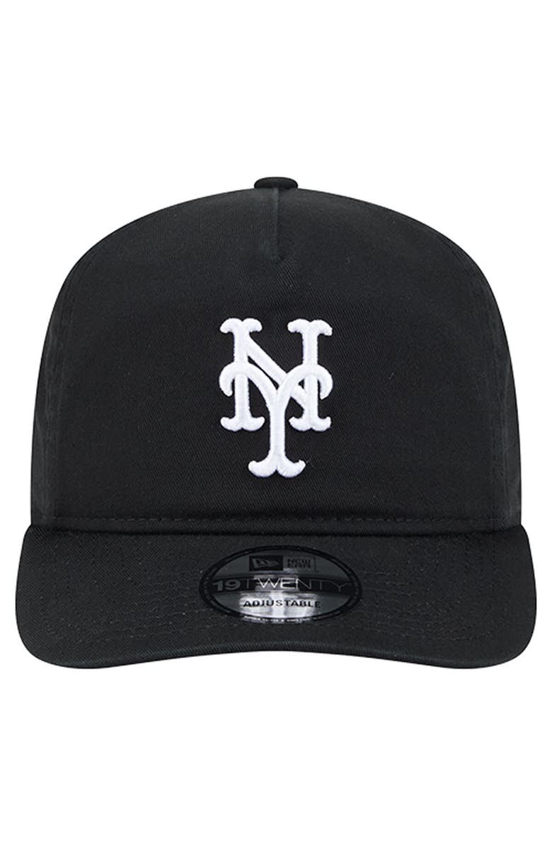 New Era Men's New Era  Black/White New York Mets 19TWENTY Adjustable Hat, Alternate, color, 