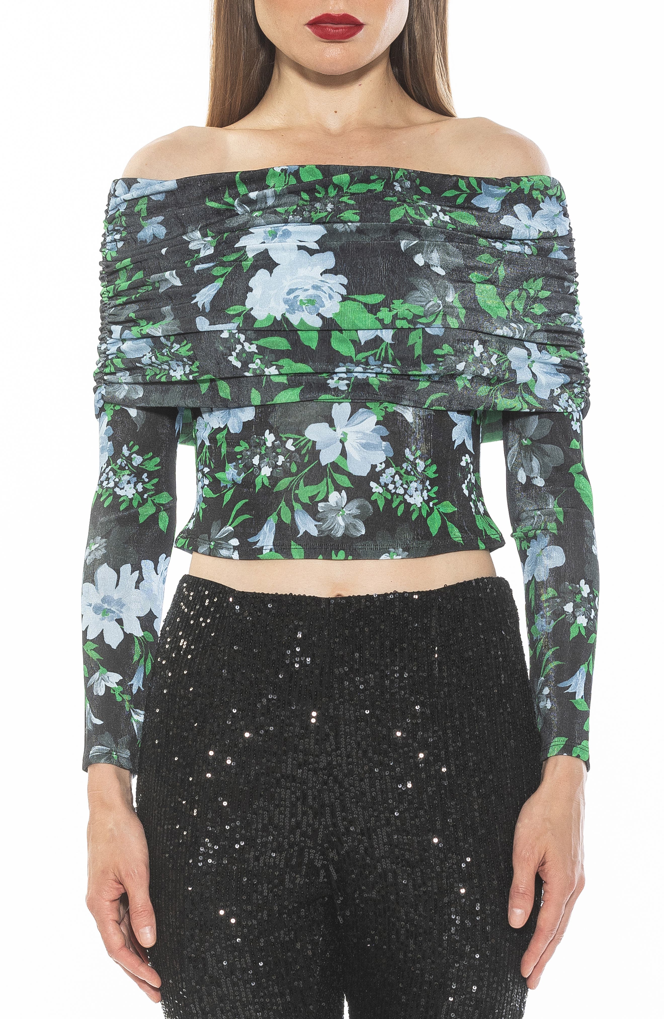 BLACK FLORAL