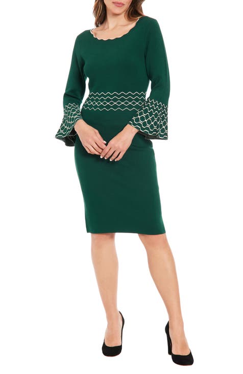 Bell Sleeve Bodycon Dress