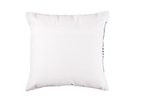 Carol & Frank Trinity Throw Pillow In Blue