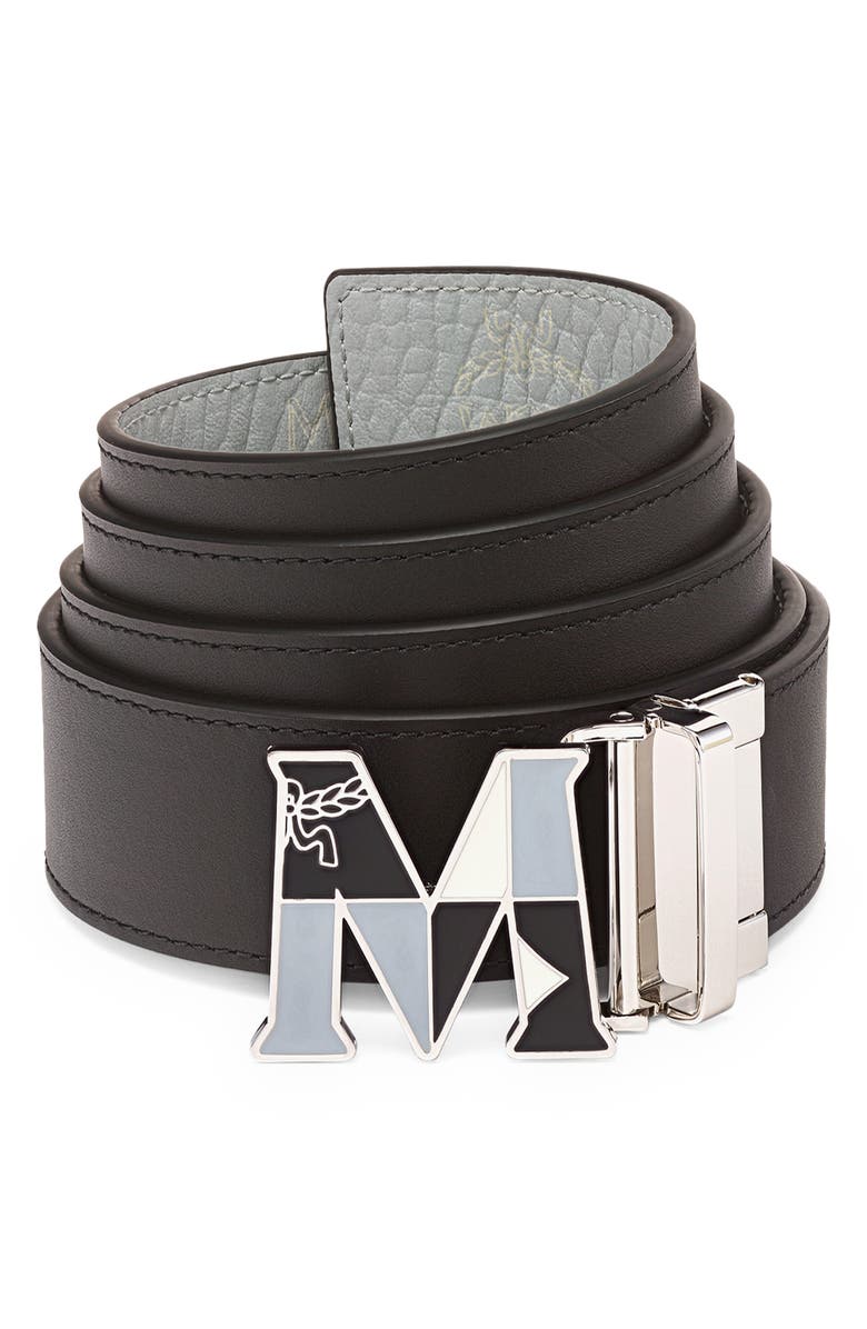 MCM Claus Reversible Belt, Alternate, color,