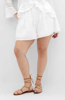 City Chic Sara Drawstring Shorts