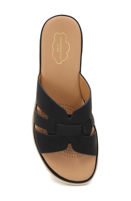 Comoda Designs Tunsa Wedge Slide Sandal