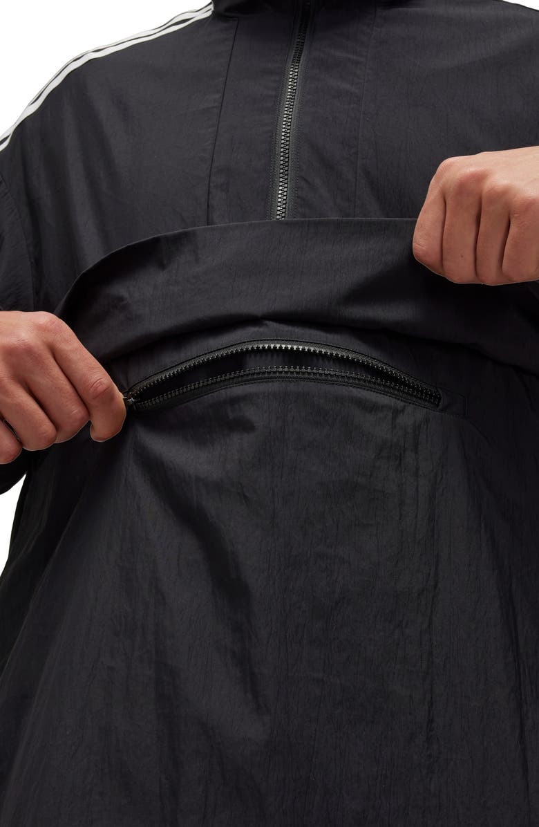 Y-3 3-Stripe Recycled Polyamide Anorak, Alternate, color, 