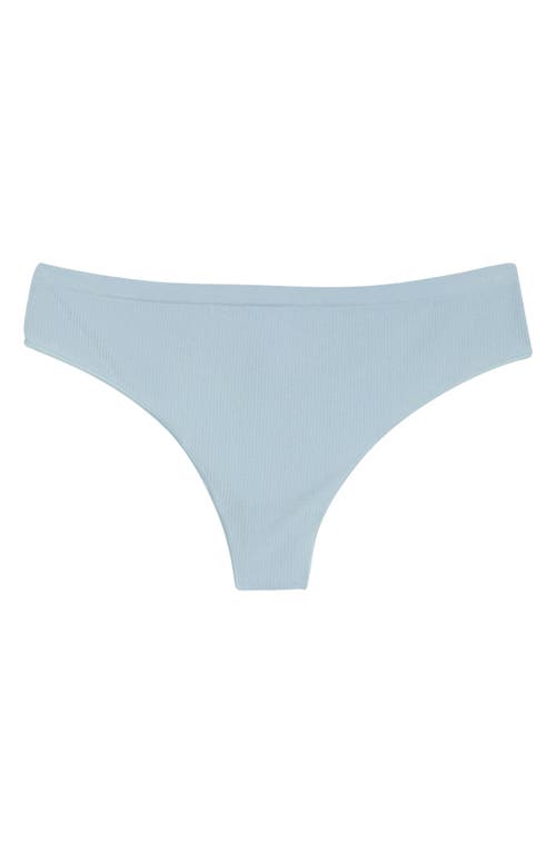 Florence By Mills Ribbed Thong In Blue