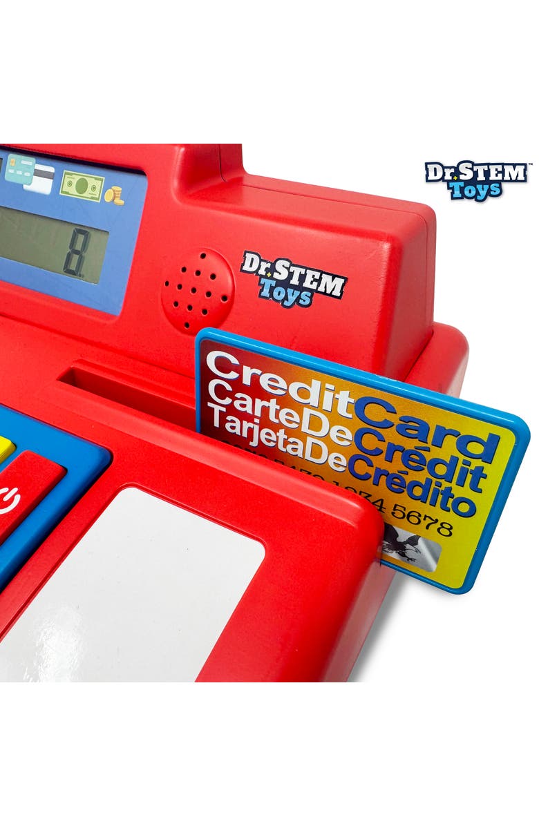 Dr. STEM Toys Solar Powered Cash Red Register 68 Piece Set, Alternate, color, Multicolored