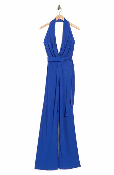Diane von Furstenberg Delia Halter Neck Jumpsuit