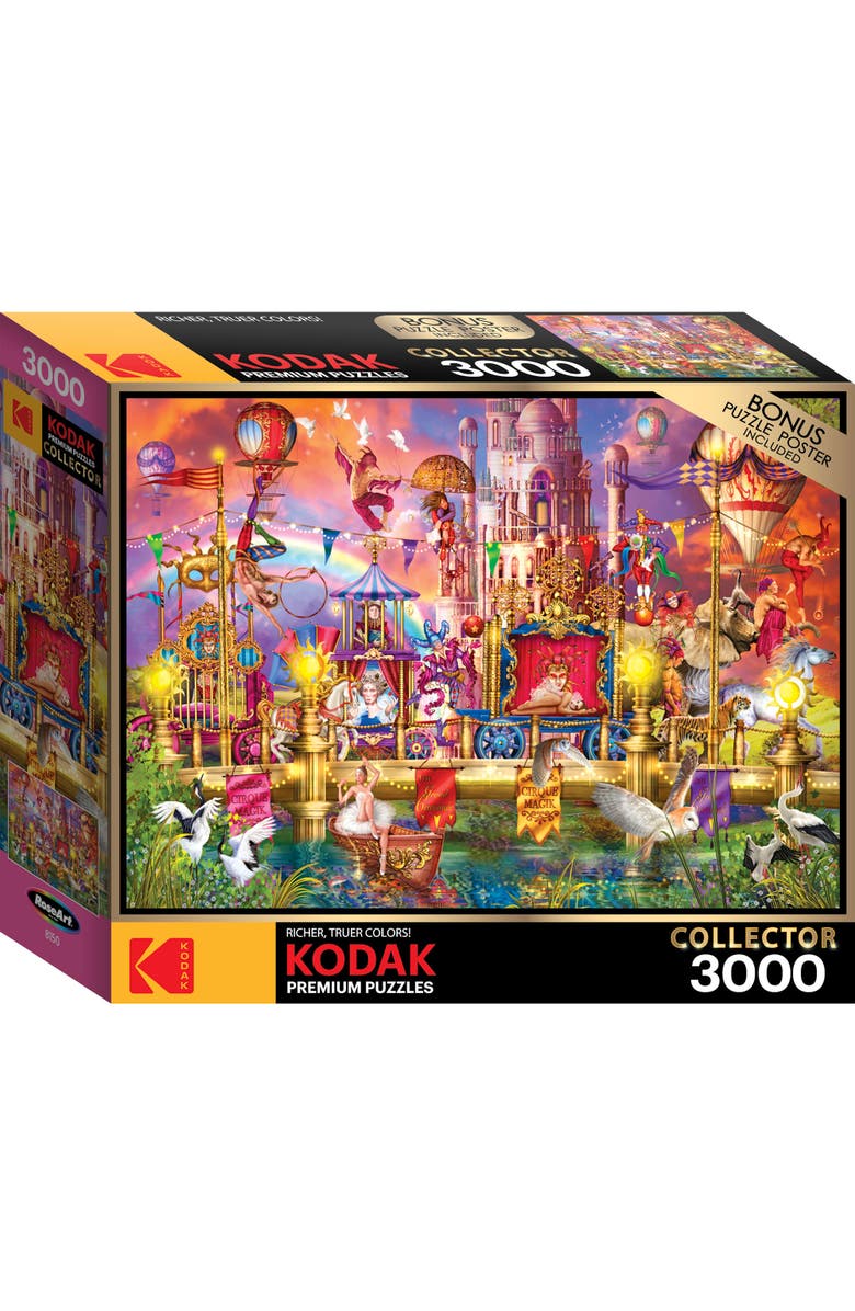CRA-Z-ART Roseart Magic Circus Parade 3000 Piece Puzzle, Main, color, Multicolored