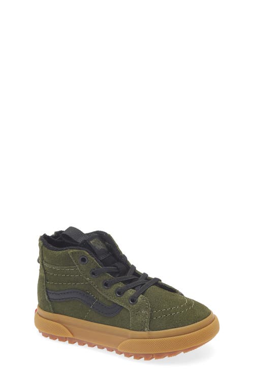 Vans Mte Sk8-hi Insulated Water Resistant Zip Sneaker In Grape Leaf/gum