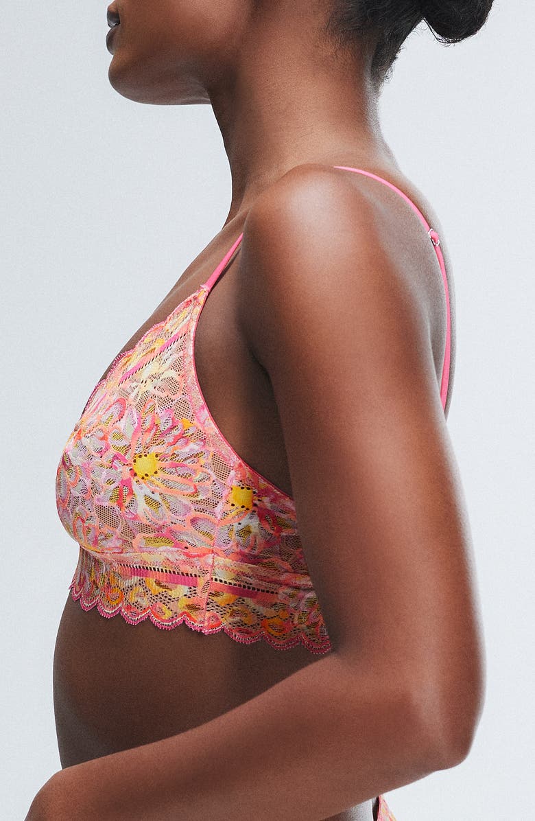 SAVAGE X FENTY Sunray Lace Bralette, Alternate, color, Acacia Pink