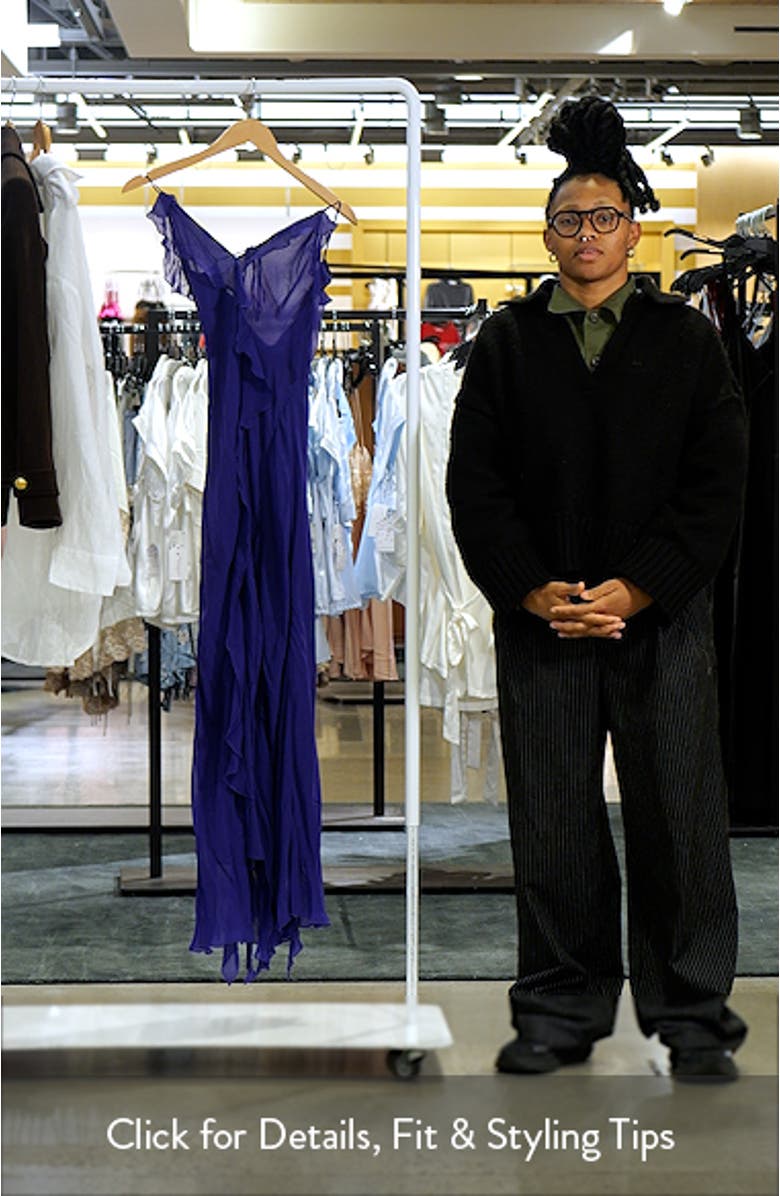 Ruffle Chiffon Dress, sales video thumbnail