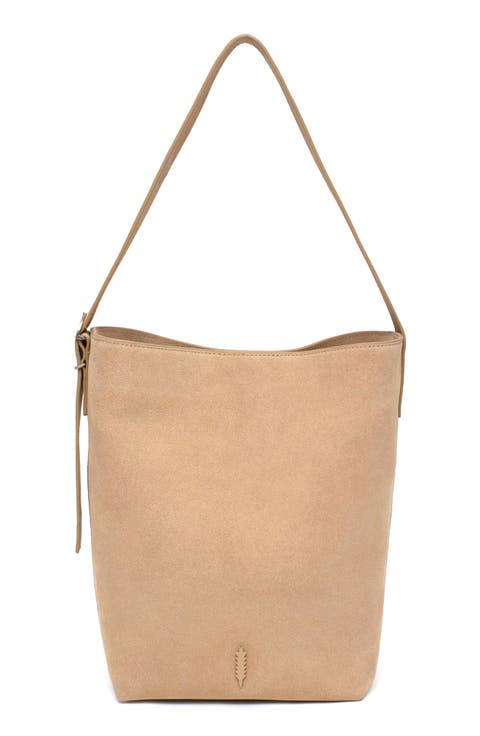 Jayden Large Suede Bucket Bag