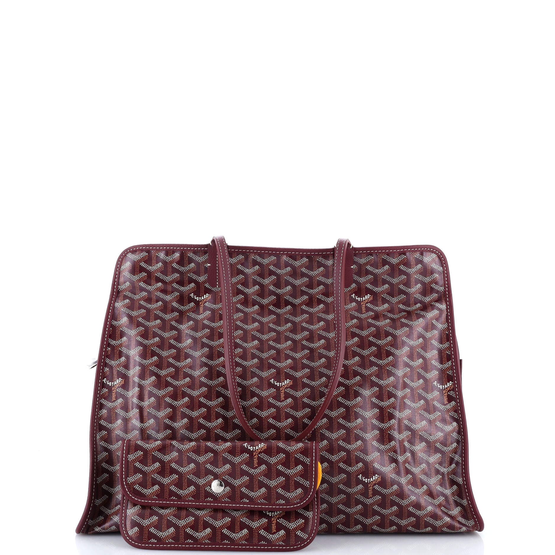 Pre-Owned Goyard Hardy Pet Carrier Coated Canvas PM, Alternate, color, 