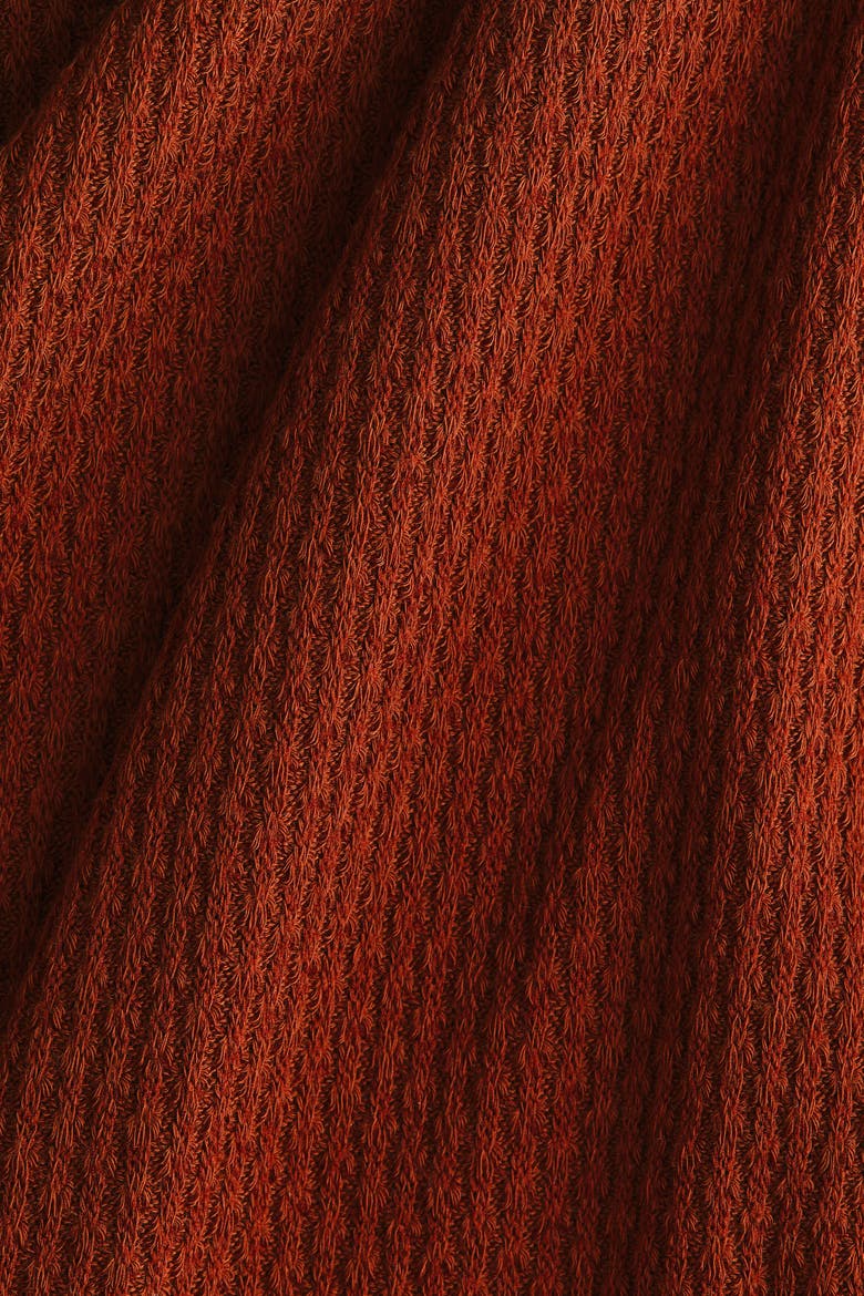 Textured-knit Maxi Dress, Alternate, color, Brown