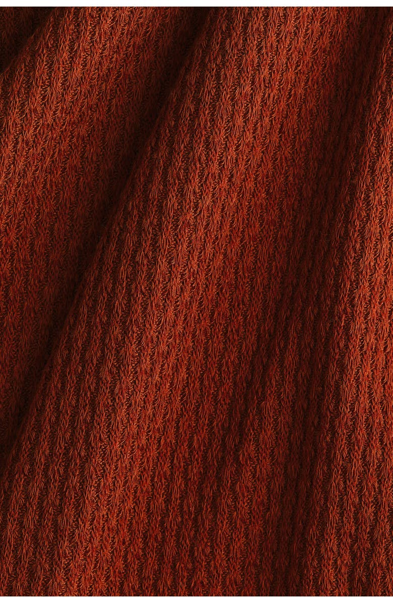 H&M Textured-knit Maxi Dress, Alternate, color, Brown