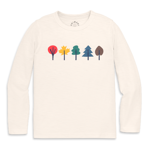 Kids Long Sleeve Foliage Tee (Toddler, Little Kid, & Big Kid)