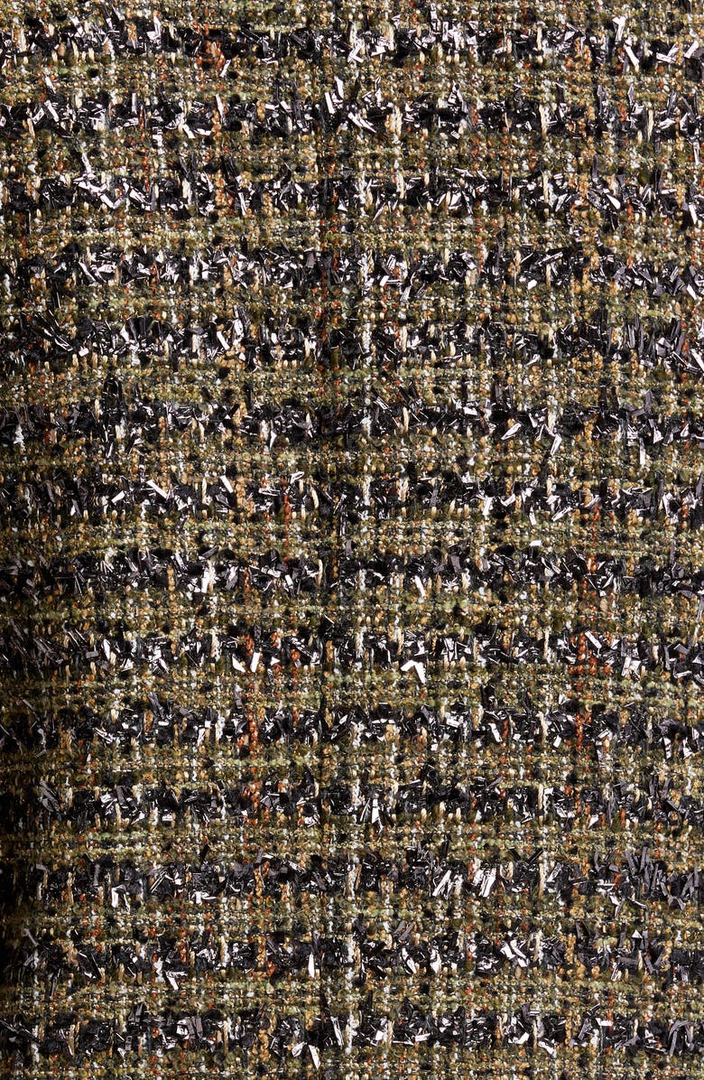 ST. JOHN Metallic Eyelash Tweed Jacket, Alternate, color, Cypress Multi