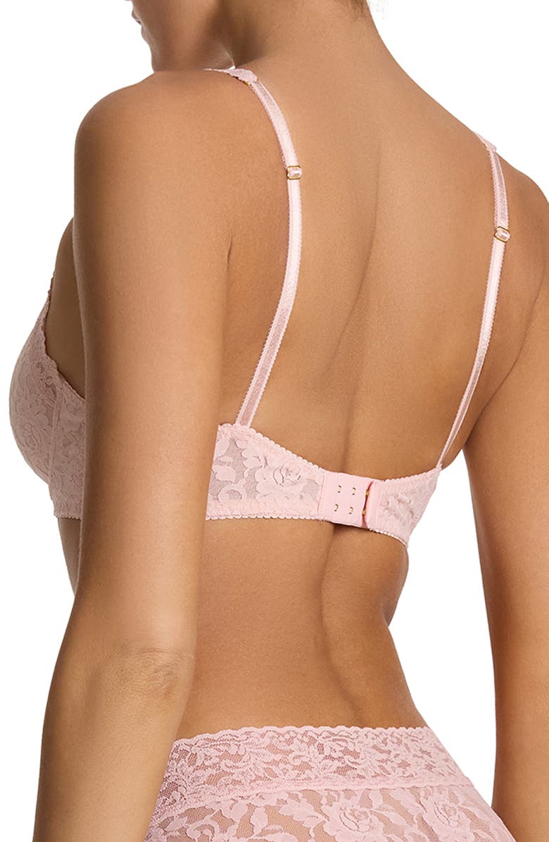 Hanky Panky Apex Signature Lace Underwire Bra, Alternate, color, Blushing Rose