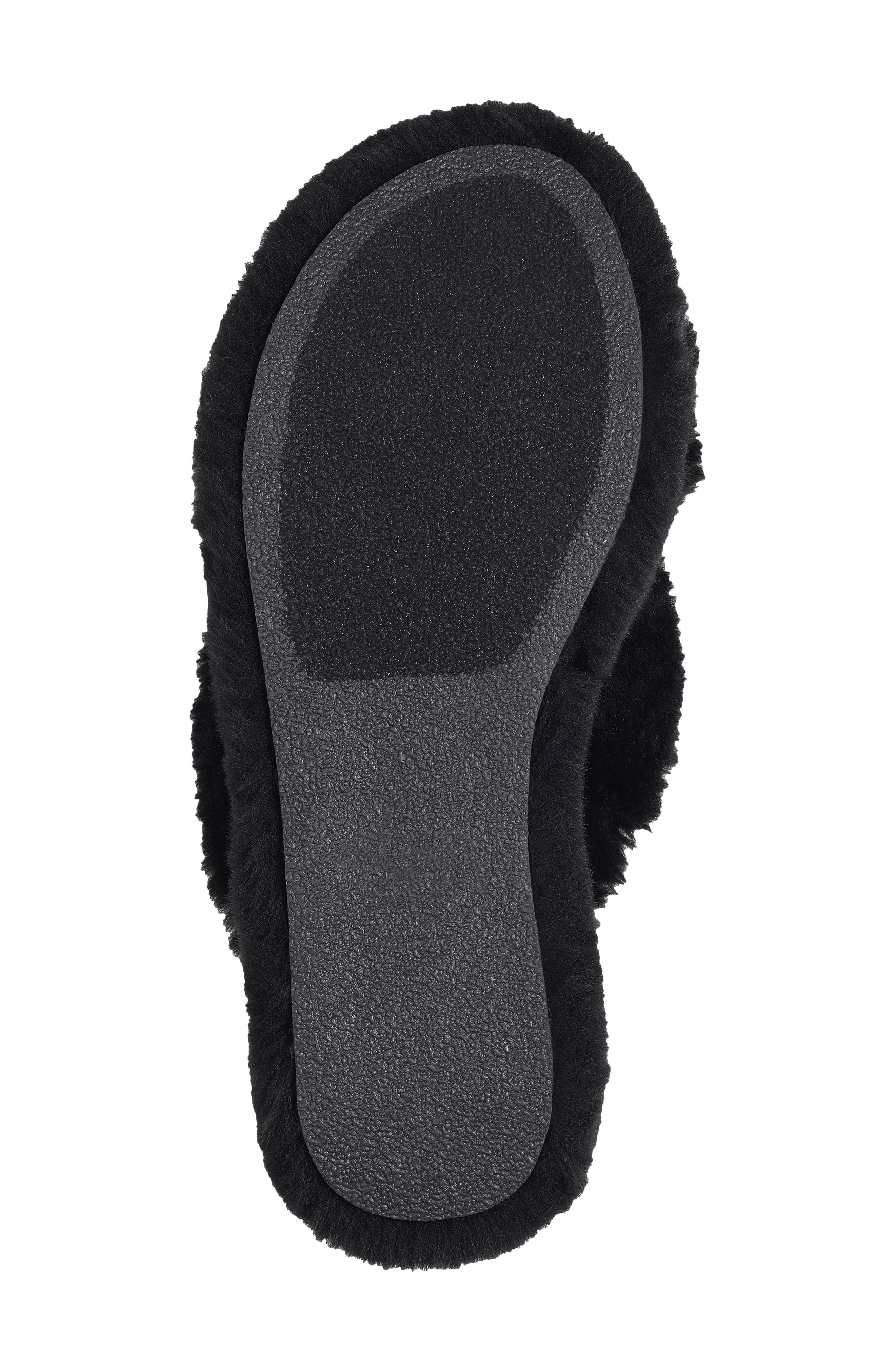 Jessica Simpson Talulla Faux Fur Platform Cozy Slip-On Sandal, Alternate, color, 