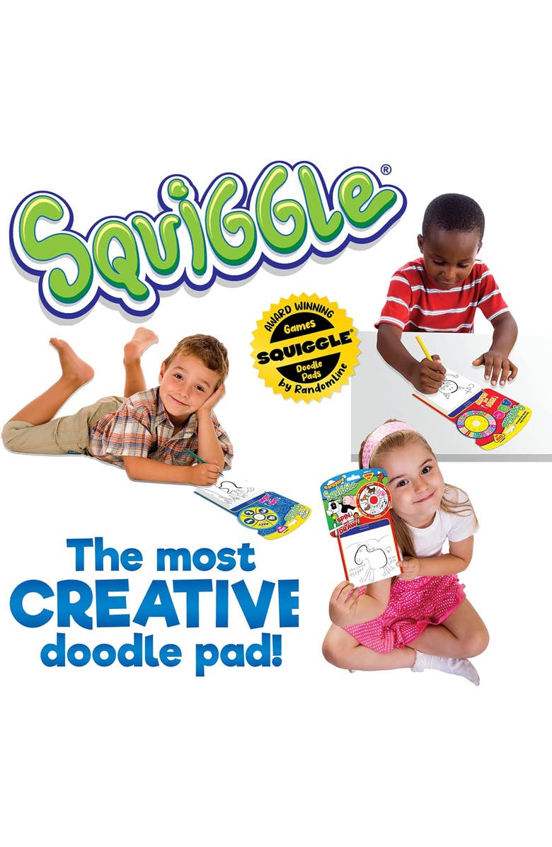 RandomLine of Creative Things Squiggle Abc Doodle Pad 4+, Alternate, color, Multicolored