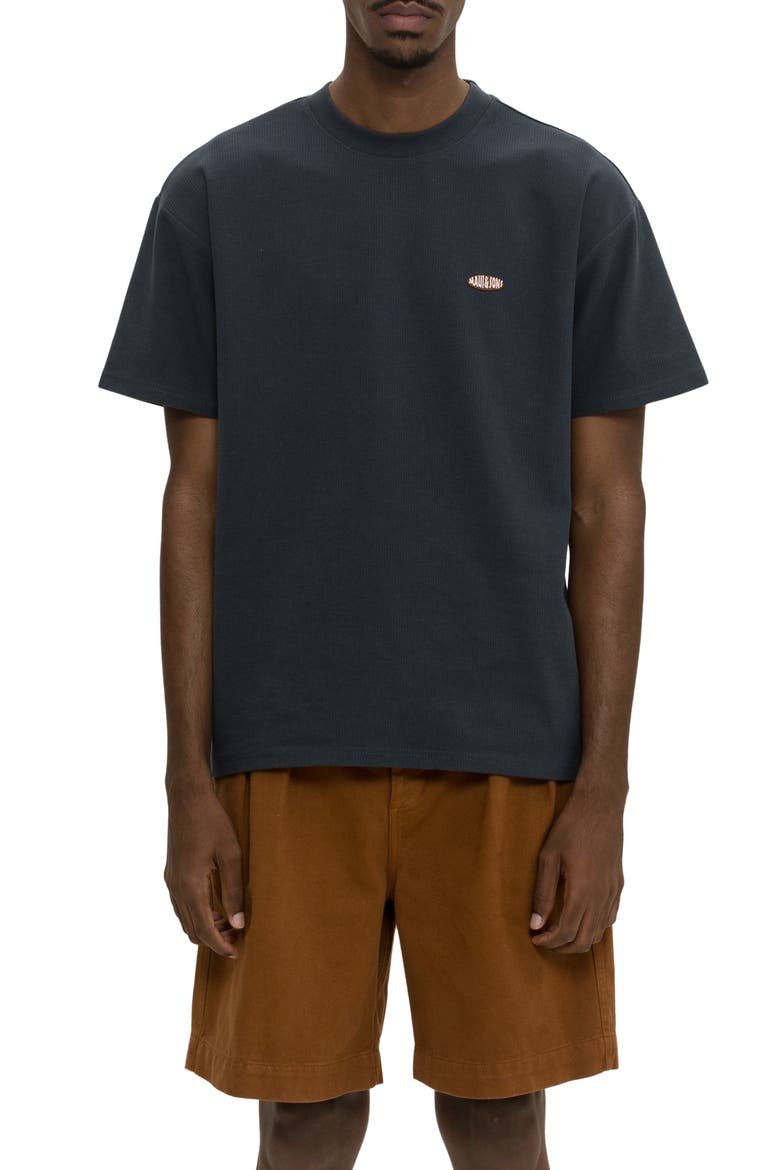 Surface Cotton Blend T-Shirt, Main, color, NAVY