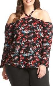 Lemon Tart Lydia Cold Shoulder Top