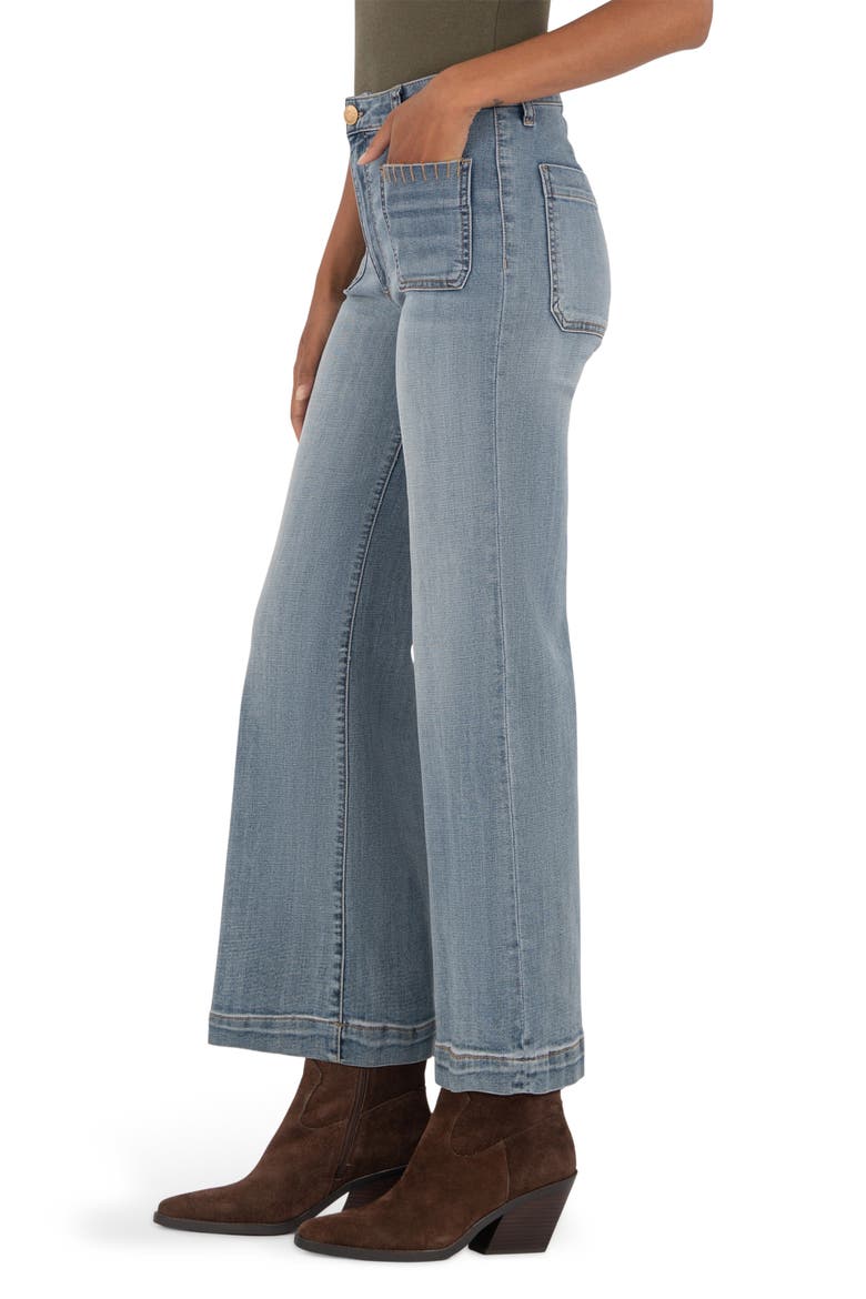 Meg High Rise Wide Leg Jeans, Alternate, color, INVALUABLE