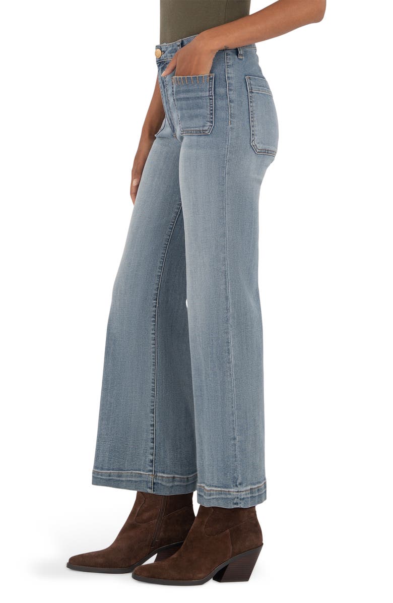 KUT from the Kloth Meg High Rise Wide Leg Jeans, Alternate, color, Invaluable