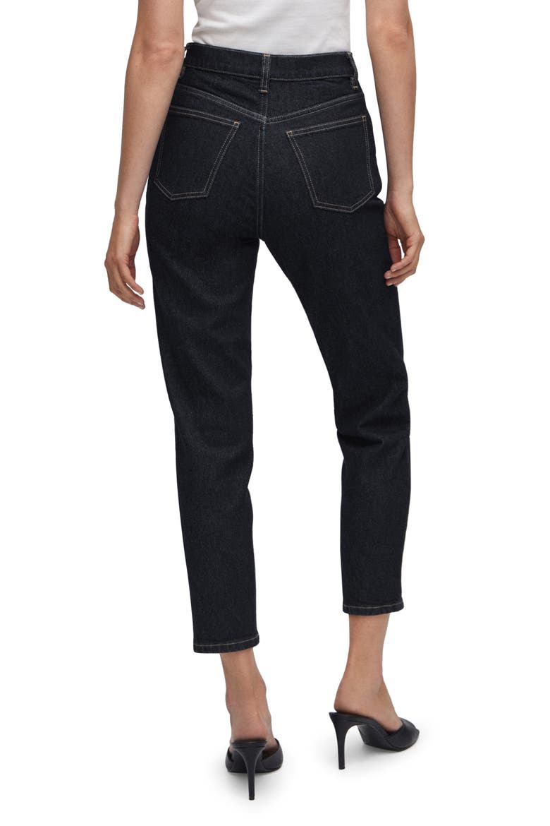 Comfort High Waist Ankle Mom Jeans, Alternate, color, OPEN BLUE